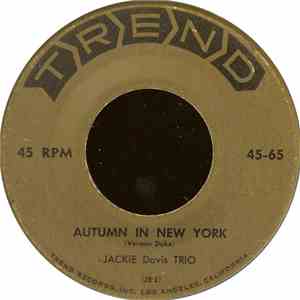 Jackie Davis Trio - Autumn In New York / They Can't Take That Away From Me FLAC