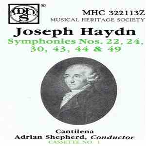 Joseph Haydn, Cantilena, Adrian Shepherd - Symphonies Nos. 22, 24, 30, 43, 44 & 49 FLAC