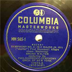 Wolfgang Amadeus Mozart, The Philharmonic Symphony Orchestra of New York Conducted By Bruno Walter - Symphony No. 41 In C Major (K. 551) / Cosi Fan Tutte - Overture FLAC