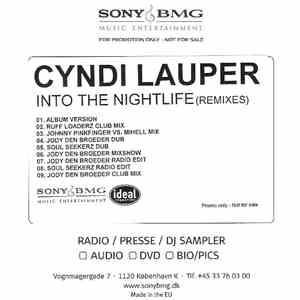 Cyndi Lauper - Into The Nightlife (Remixes) FLAC