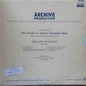 Johann Sebastian Bach - Helmut Walcha - The Art Of Fugue, BWV 1080 (II) FLAC