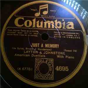 Layton And Johnstone - Just A Memory / I'll Think Of You FLAC