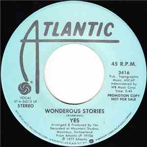 Yes - Wonderous Stories FLAC