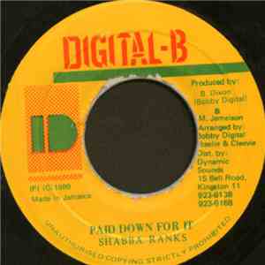 Shabba Ranks - Paid Down For It FLAC