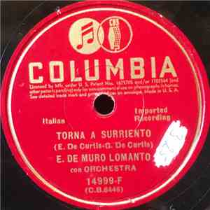 E. De Muro Lomanto - Torna A Surriento / Voce É Notte FLAC