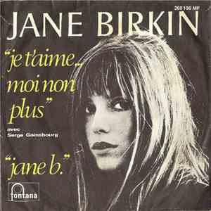 Jane Birkin Avec Serge Gainsbourg - Je T'aime...Moi Non Plus / Jane B. FLAC