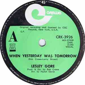 Lesley Gore - When Yesterday Was Tomorrow FLAC