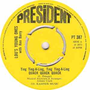 Lou's Young Ones With Ken Barry - Ting Ting-A-Ling, Ting Ting-A-Ling Quack Quack Quack FLAC