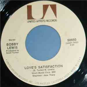 Bobby Lewis - Today's Teardrops / Love's Satisfaction FLAC