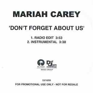 Mariah Carey - Don't Forget About Us FLAC