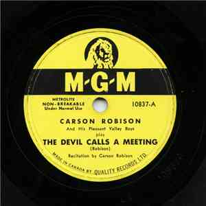 Carson Robison - The Devil Calls A Meeting / Texas Dan FLAC