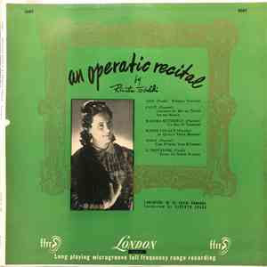 Renata Tebaldi - An Operatic Recital By Renata Tebaldi FLAC