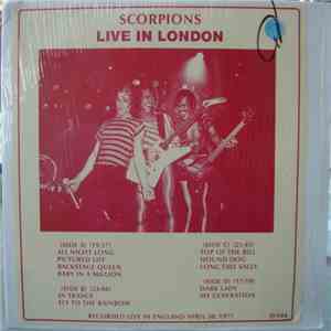 Scorpions - Live In London FLAC
