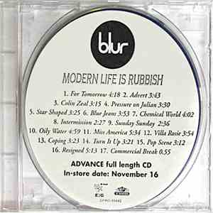 Blur - Modern Life Is Rubbish FLAC