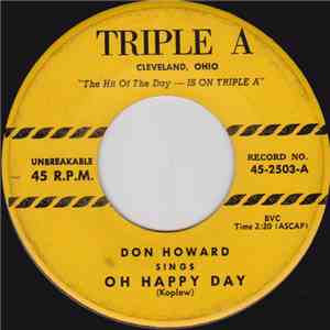 Don Howard - Oh Happy Day / You Went Away FLAC
