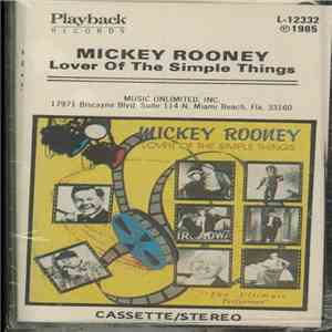 Mickey Rooney - Lover Of The Simple Things FLAC