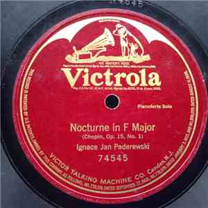 Ignace Jan Paderewski, Chopin - Nocturne In F Major, Op. 15, No. 1 FLAC