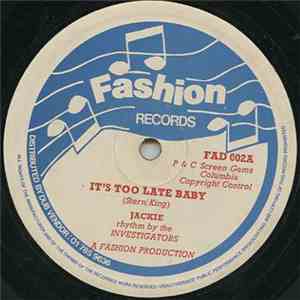 Jackie  - It's Too Late Baby FLAC