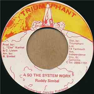 Ruddy Simbal - A So The System Work FLAC