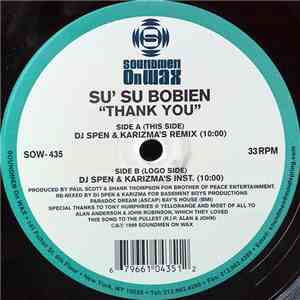 Su Su Bobien - Thank You (DJ Spen & Karizma Remixes) FLAC