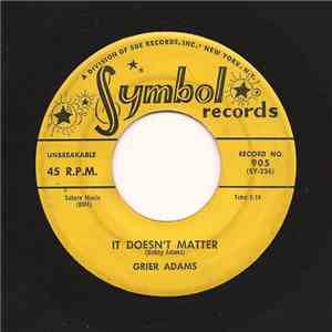 Grier Adams - Don't Leave / It Doesn't Matter FLAC
