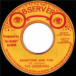 The Observers - Brimstone And Fire FLAC