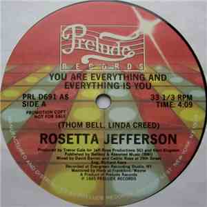 Rosetta Jefferson - You Are Everything And Everything Is You FLAC