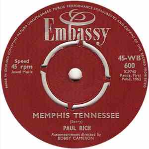 Paul Rich - Memphis Tennessee / Fools Rush In FLAC