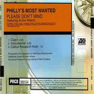 Philly’s Most Wanted - Please Don’t Mind FLAC