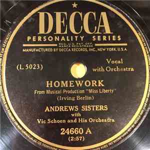 The Andrews Sisters - Homework / Only For Americans FLAC