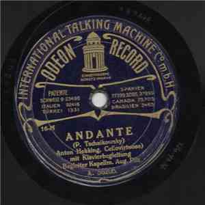 Anton Hekking - Andante / Papillon FLAC