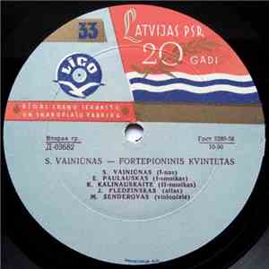 S. Vainiūnas / B. Dvarionas - Fortepioninis Kvintetas / Žiemos Eskizai FLAC