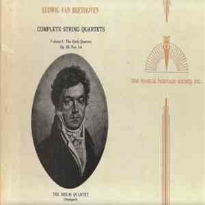 The Melos Quartet - Ludwig Van Beethoven. Complete String Quartets. Volume 1: The Early Quartets, Op. 18, Nos. 1-6 FLAC