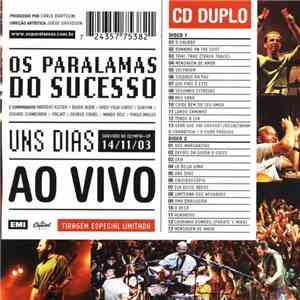 Os Paralamas Do Sucesso - Uns Dias - Ao Vivo FLAC