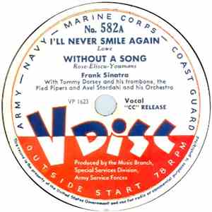 Frank Sinatra / Martha Tilton And Jack Leonard - I'll Never Smile Again / Two Sleepy People FLAC