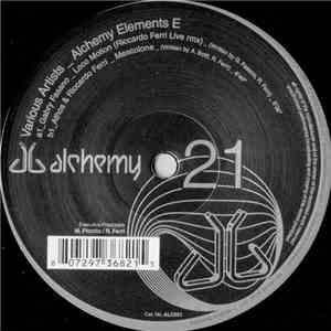 Various - Alchemy Elements E FLAC