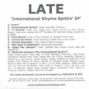 Late - International Rhyme Spittin' EP FLAC