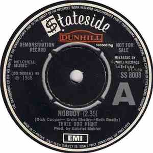 Three Dog Night - Nobody FLAC