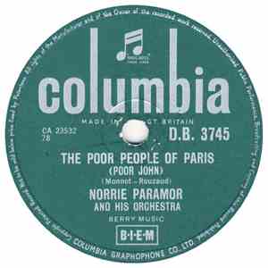 Norrie Paramor And His Orchestra - The Poor People Of Paris (Poor John) / Theme From The Threepenny Opera FLAC