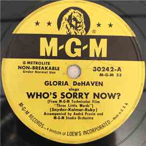 Gloria De Haven / Gale Robbins - Who's Sorry Now? / All Alone Monday FLAC