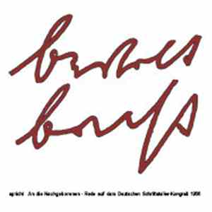 Bertolt Brecht - An Die Nachgeborenen / Rede Auf Dem Deutschen Schriftsteller-Kongreß 1956 FLAC