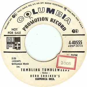 Herb Shriner's Harmonica Orchestra - Tumbling Tumbleweeds / It's The Talk Of The Town FLAC