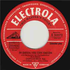 Gottlob Frick - In Diesen Heil'gen Hallen FLAC