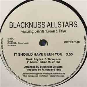 Blacknuss Allstars Featuring Jennifer Brown & Titiyo - It Should Have Been You FLAC
