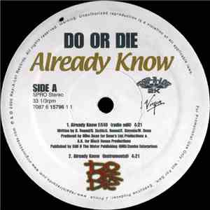Do Or Die - Already Know FLAC