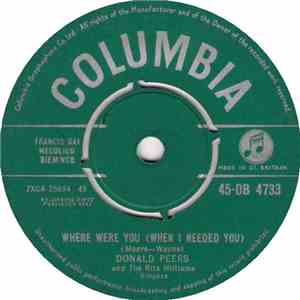 Donald Peers And The Rita Williams Singers - Where Were You (When I Needed You) FLAC