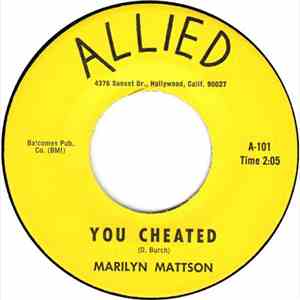 Marilyn Mattson - You Cheated FLAC