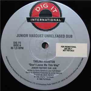 Thelma Houston / Urban Discharge - Junior Vasquez Unreleased Dub FLAC