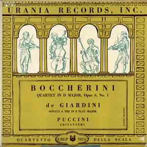 Boccherini / de Giardini, Puccini - Quartetto della Scala - Quartet In D Major, Opus 6, No. 1 / Sonata A Tre In E Flat Major - Crisantemi FLAC