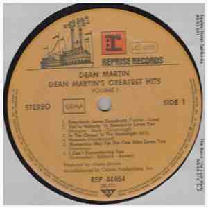 Dean Martin - Dean Martin's Greatest Hits! Volume 1 FLAC